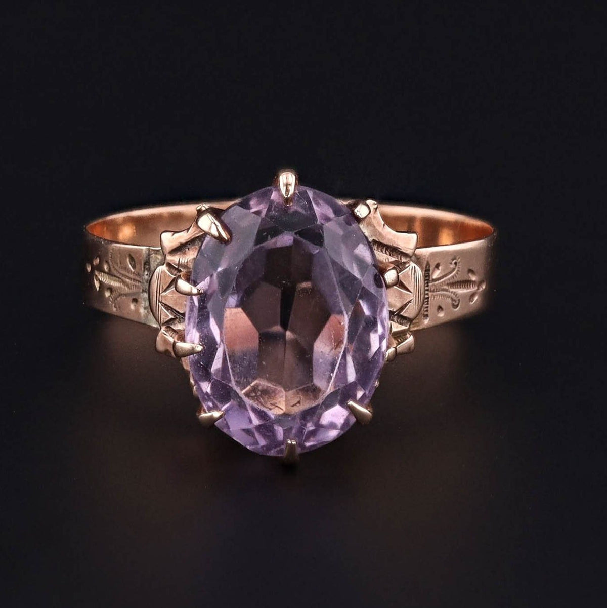 Amethyst Ring | Antique Amethyst Ring - Trademark Antiques