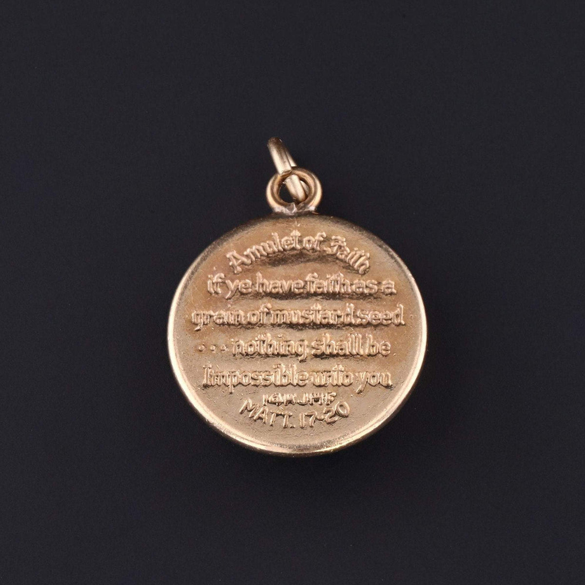 Amulet of Faith Pendant | Mustard Seed Pendant - Trademark Antiques