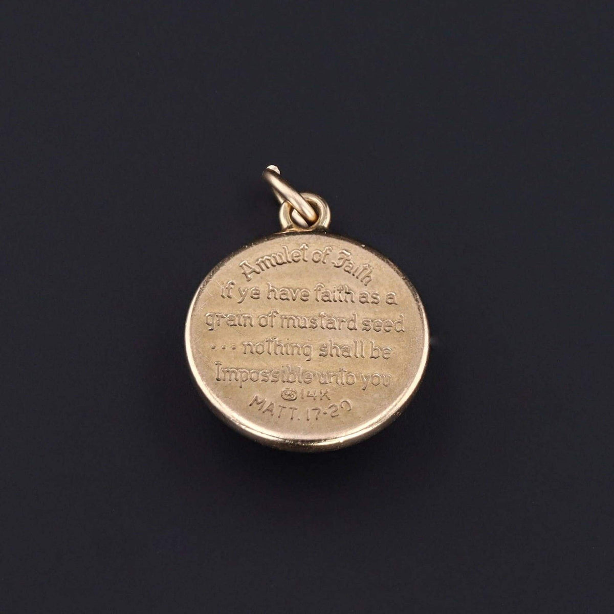 Amulet of Faith Pendant | Mustard Seed Pendant - Trademark Antiques
