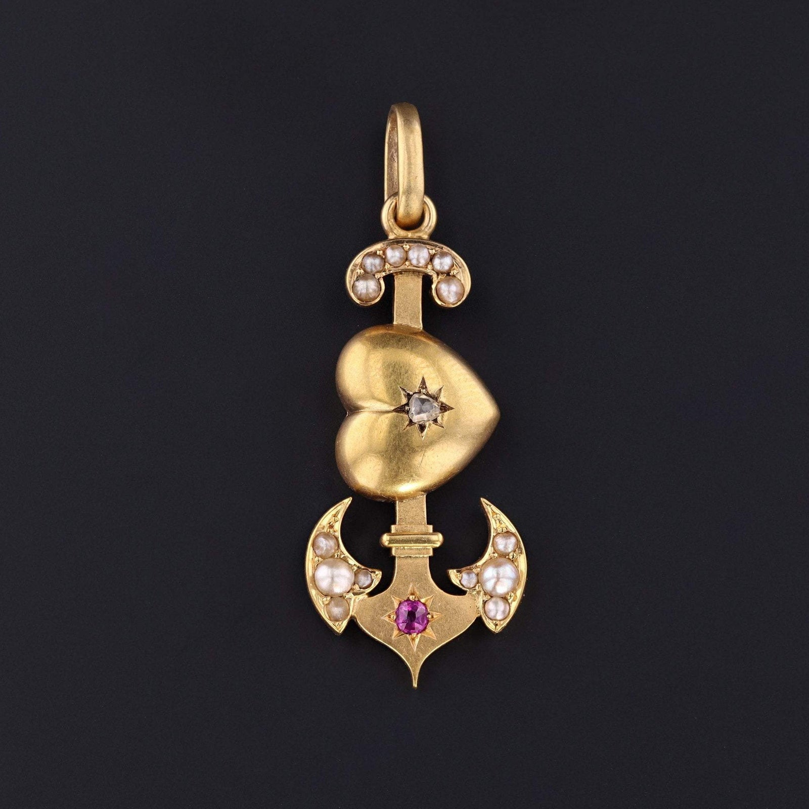 Anchor Pendant | Antique Anchor Pendant - Trademark Antiques