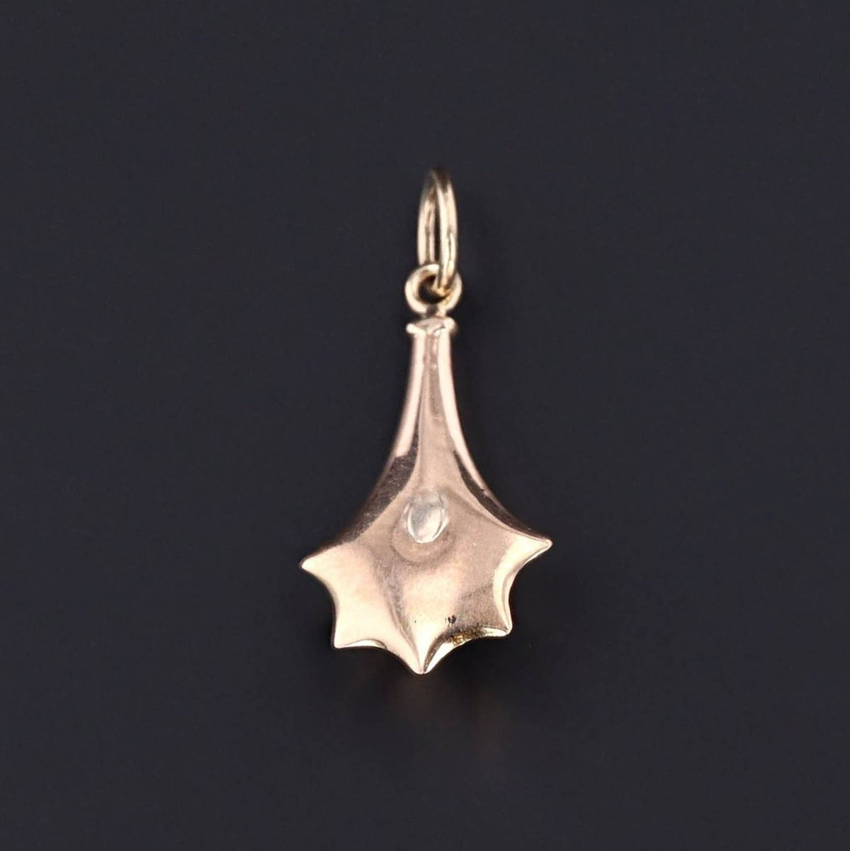 Antique 14k Gold &amp; Diamond Pendant | Antique Pin Conversion - Trademark Antiques