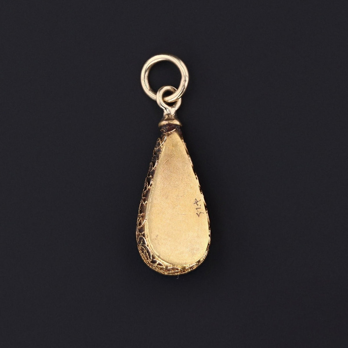 Antique 14k Gold &amp; Diamond Pendant | Antique Pin Conversion - Trademark Antiques