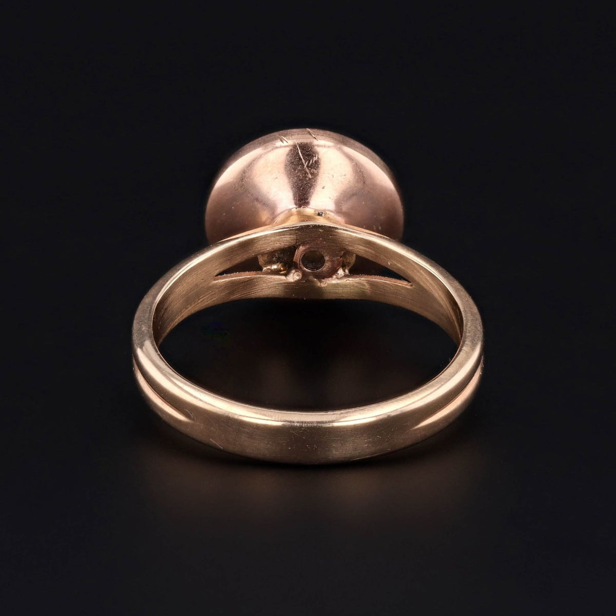 Antique American Flag Conversion Ring of 14k Gold - Trademark Antiques