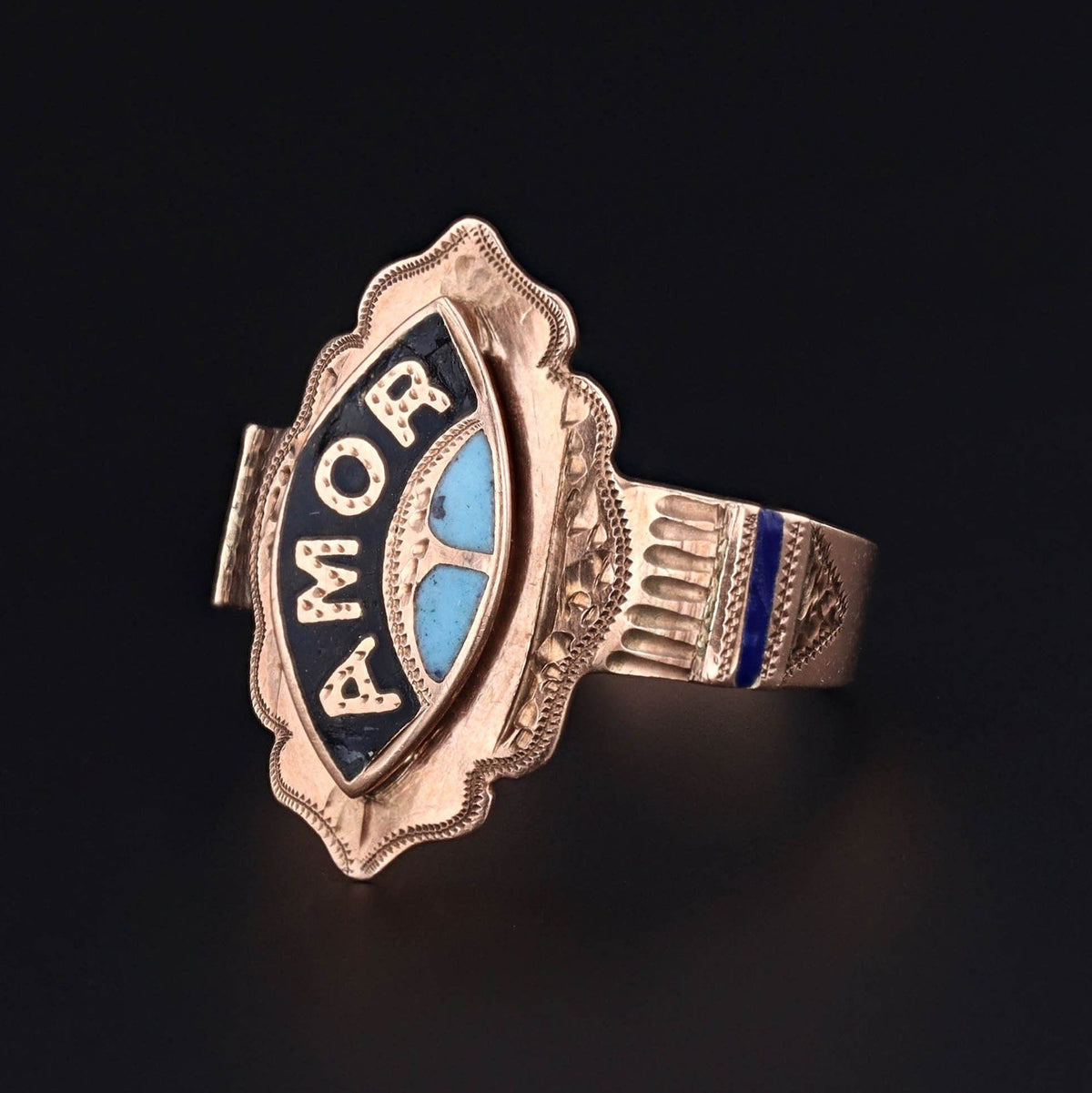 Antique Amor Ring | Antique Love Token Ring - Trademark Antiques