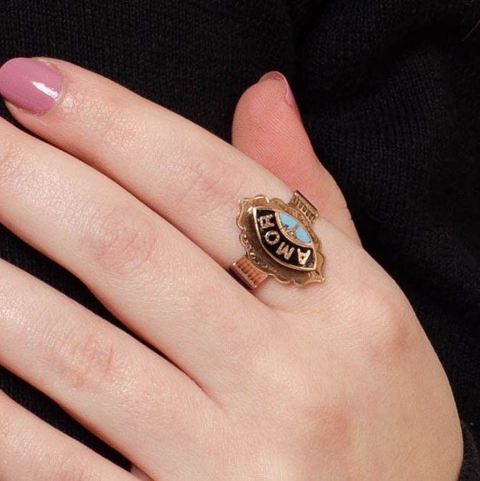 Antique Amor Ring | Antique Love Token Ring - Trademark Antiques
