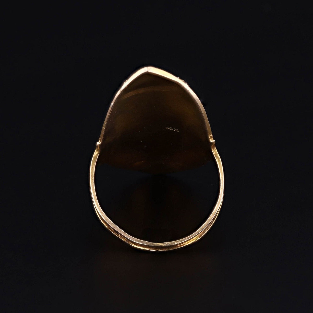 Antique Azurite Malachite Ring of 14k Gold - Trademark Antiques