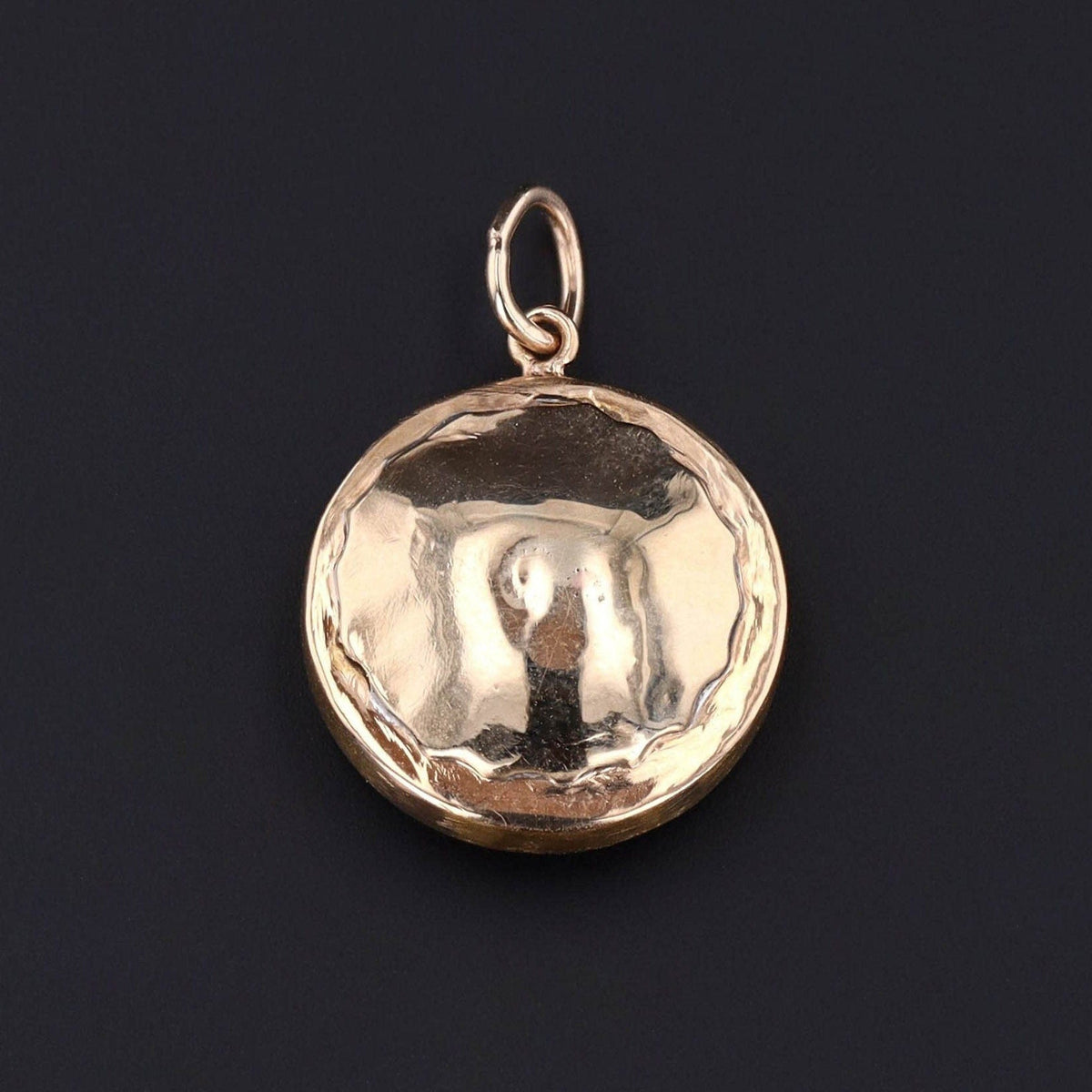 Antique Bee Charm | 14k Gold, Diamond &amp; Ruby Charm - Trademark Antiques