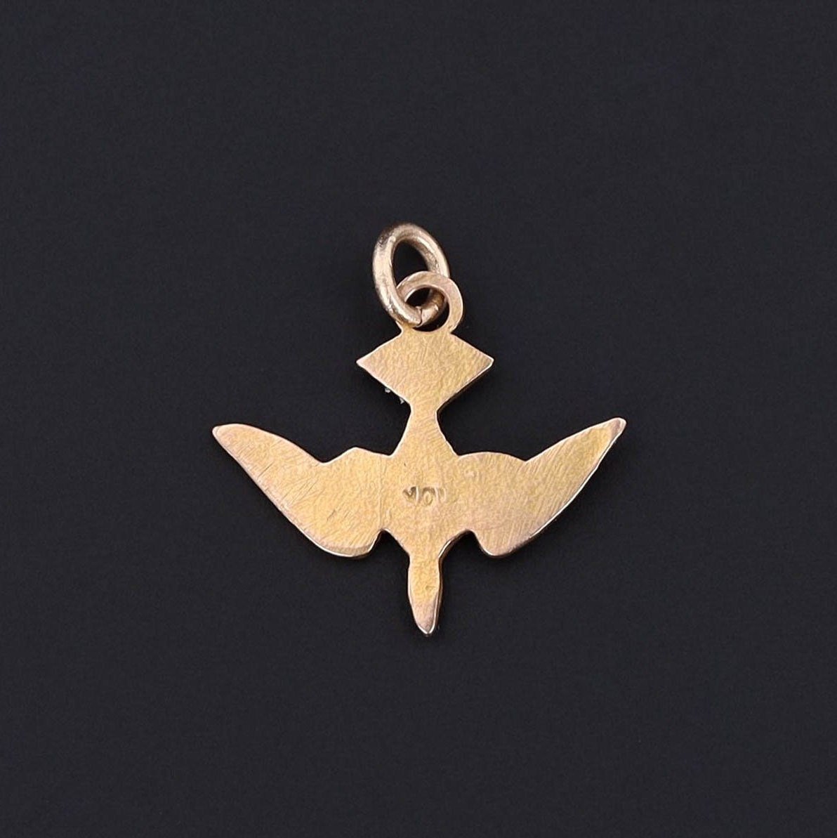 Antique Bird Charm of 10k Gold - Trademark Antiques