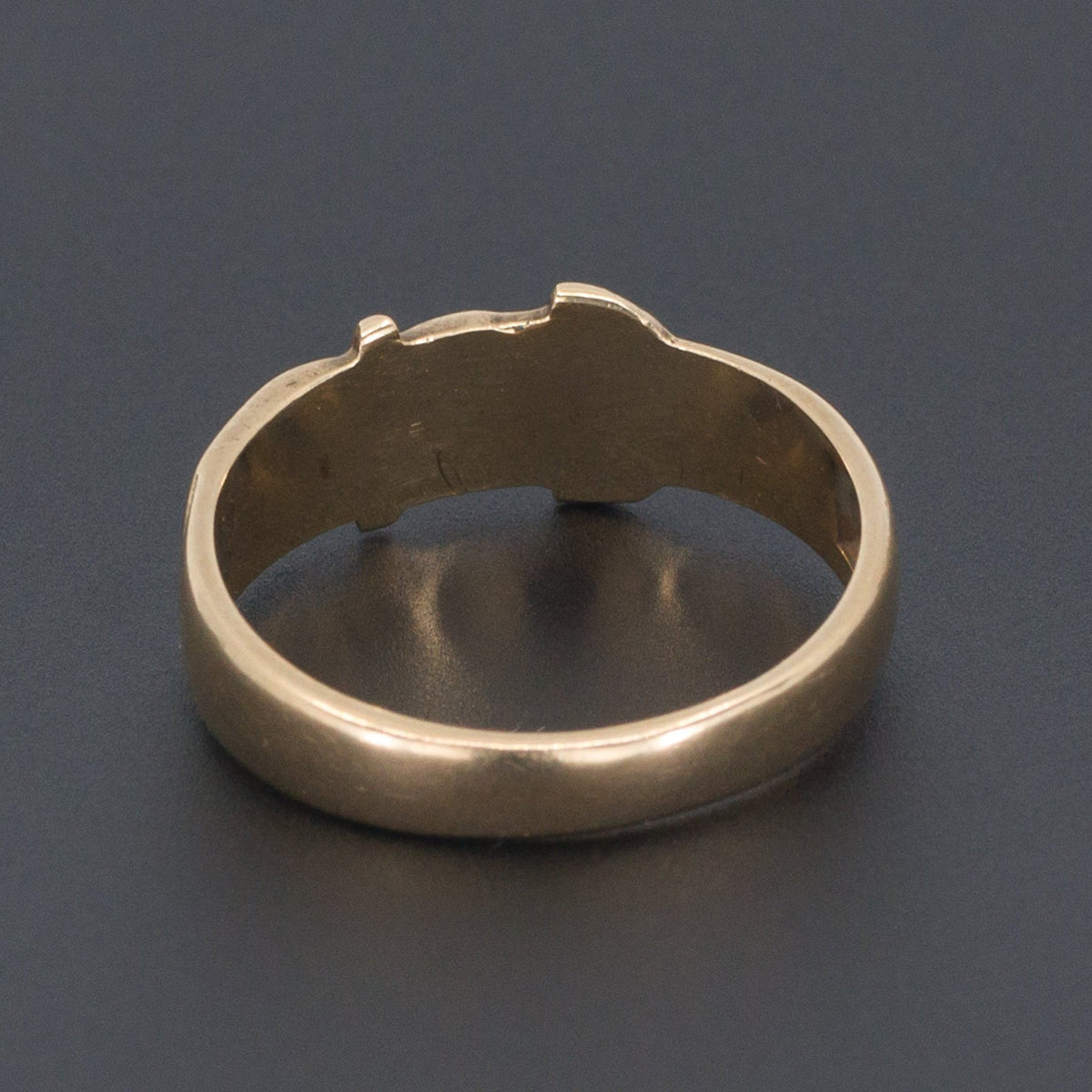 Antique Buckle Ring | 9ct Gold Buckle Ring - Trademark Antiques