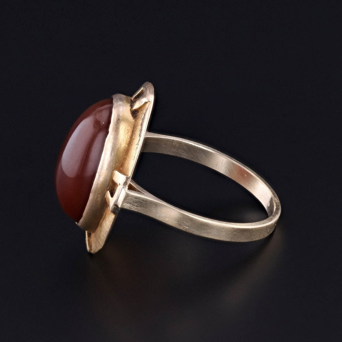 Antique Carnelian Conversion Ring - Trademark Antiques