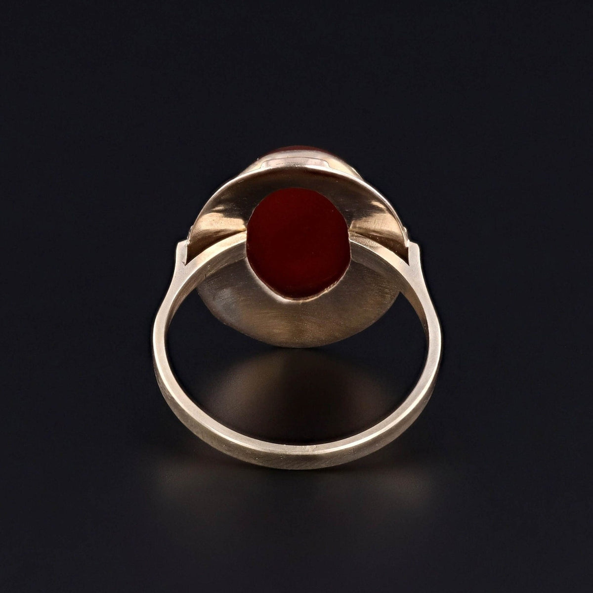Antique Carnelian Conversion Ring - Trademark Antiques