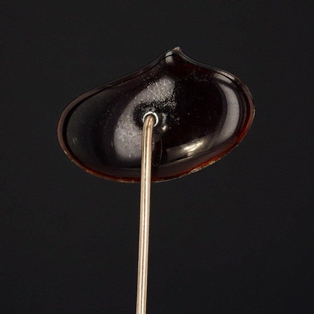 Antique Cherub Riding a Fish Stickpin | Antique Stickpin - Trademark Antiques