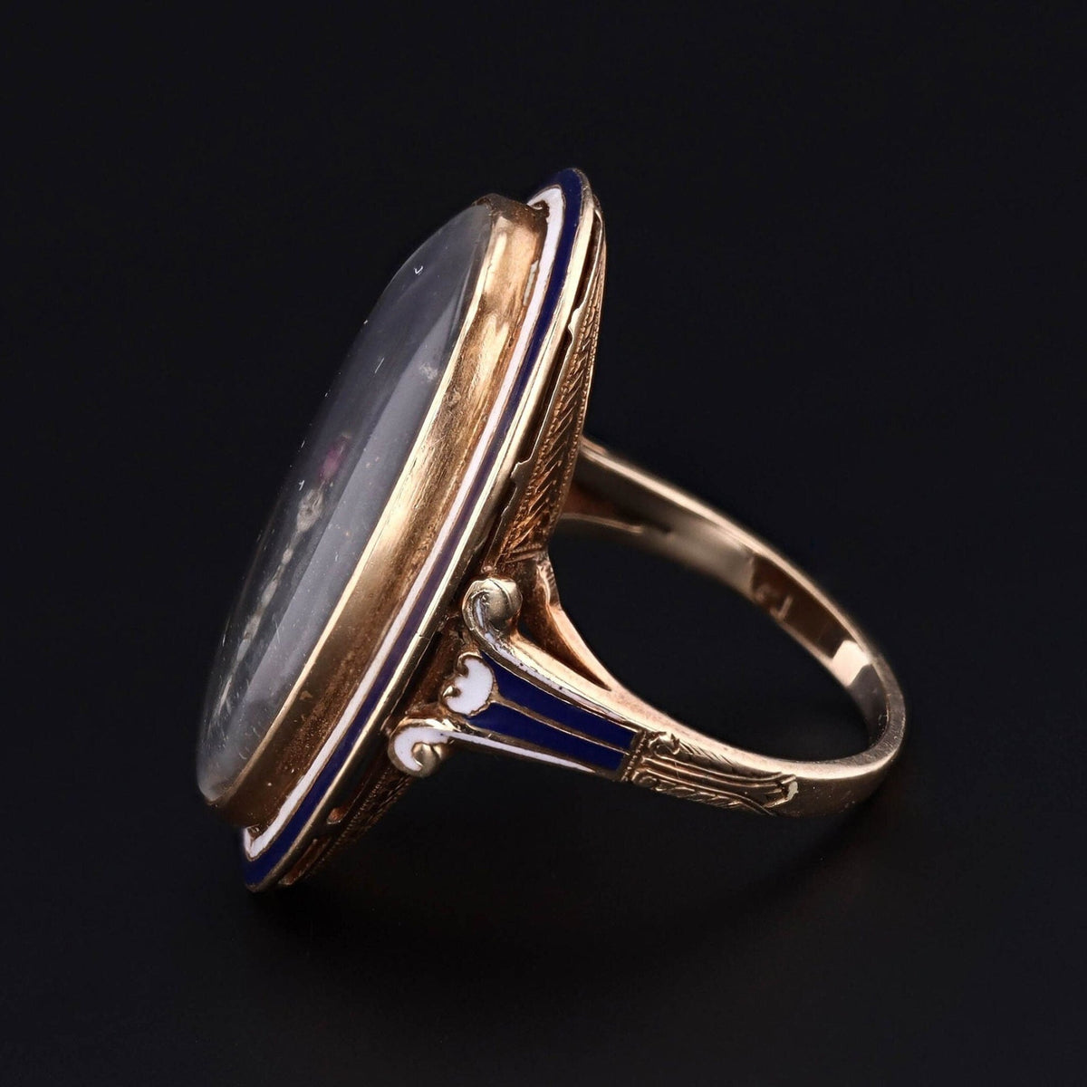 Antique Cherub Ring | Georgian Ring - Trademark Antiques