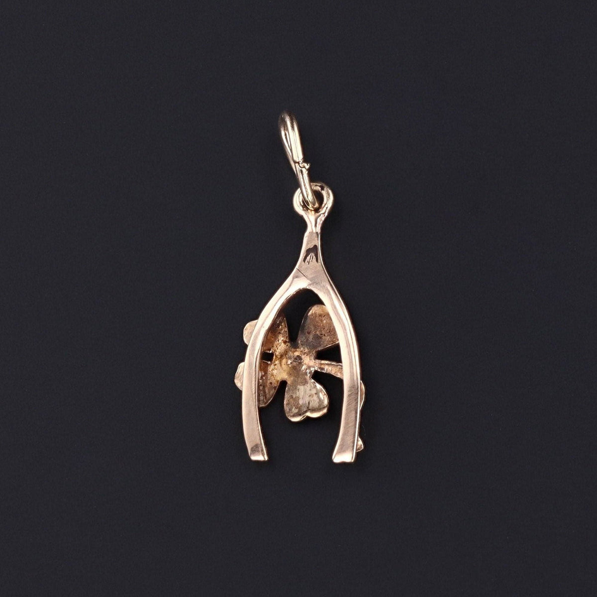 Antique Clover Charm | Good Luck Charm - Trademark Antiques
