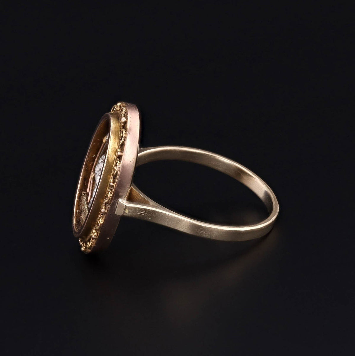 Antique Crane Ring | Bird Ring - Trademark Antiques