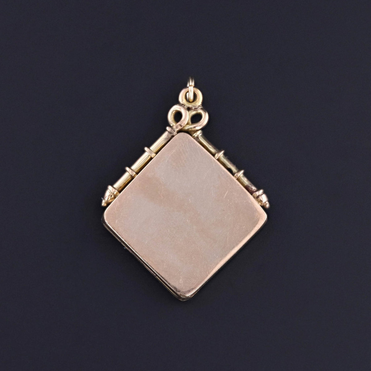 Antique Crescent and Star Locket of 10k Gold - Trademark Antiques