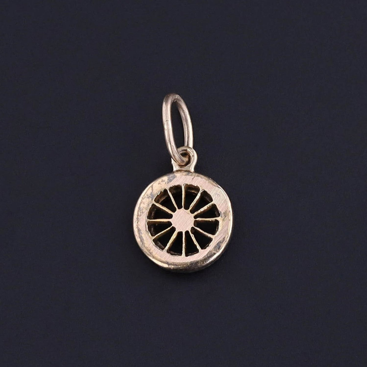 Antique Diamond Charm of 15ct Gold - Trademark Antiques