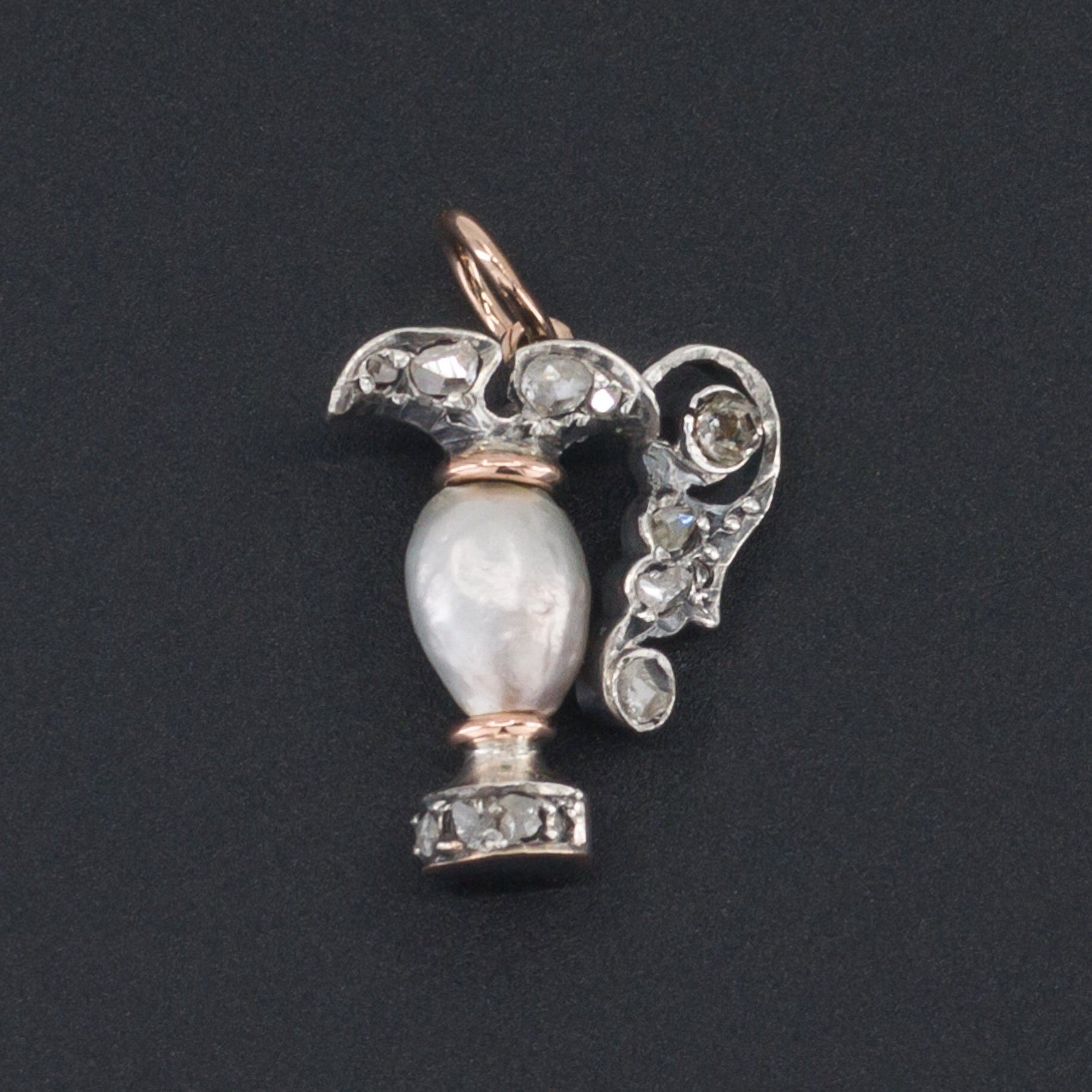 Antique Diamond Charm | Victorian Charm - Trademark Antiques