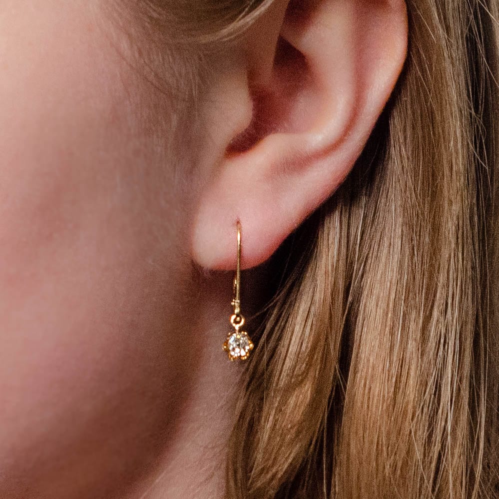 Antique Diamond Conversion Earrings - Trademark Antiques