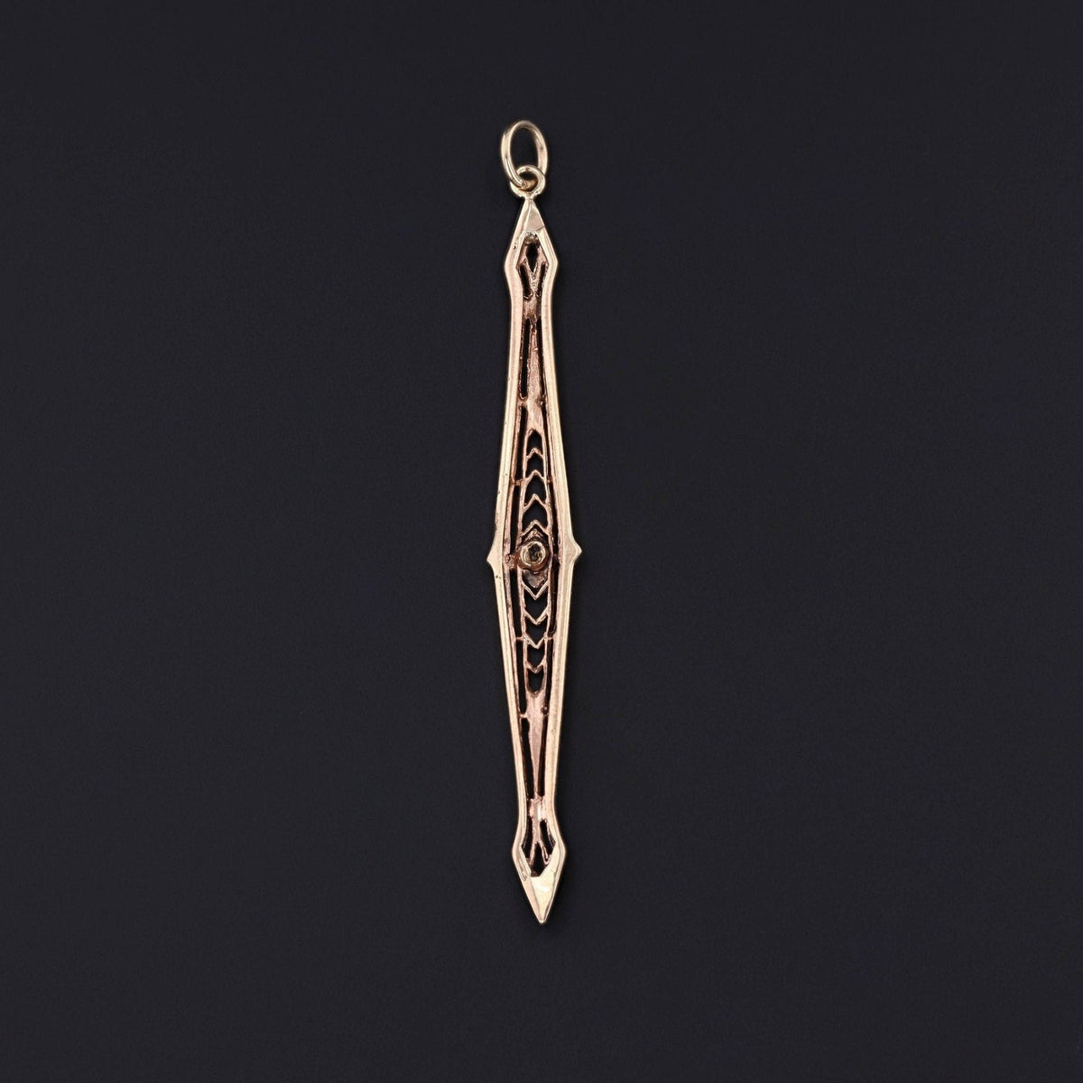 Antique Diamond Conversion Pendant of 14k Gold - Trademark Antiques