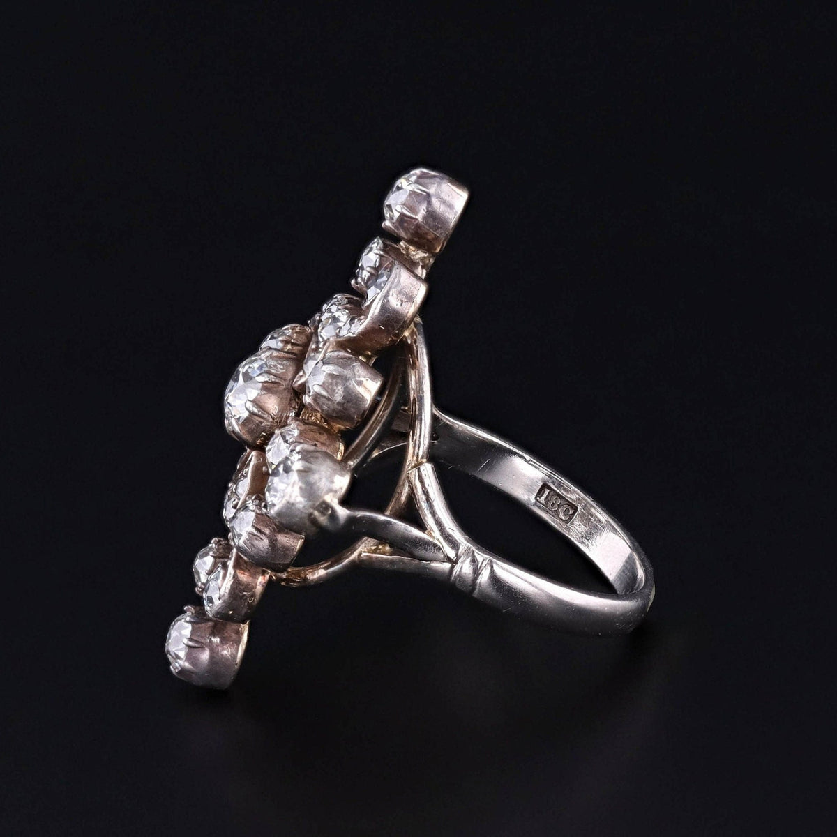 Antique Diamond Conversion Ring - Trademark Antiques