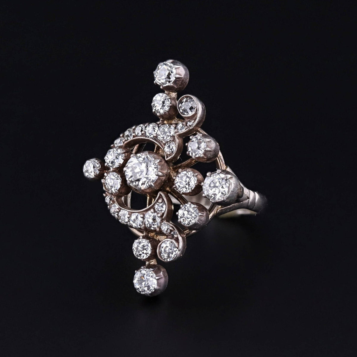 Antique Diamond Conversion Ring - Trademark Antiques