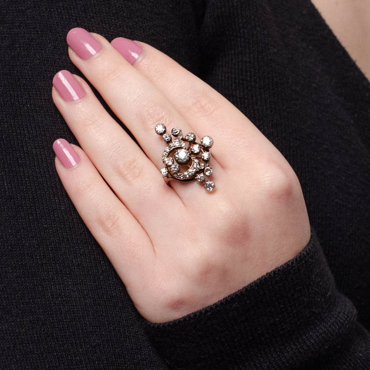 Antique Diamond Conversion Ring - Trademark Antiques