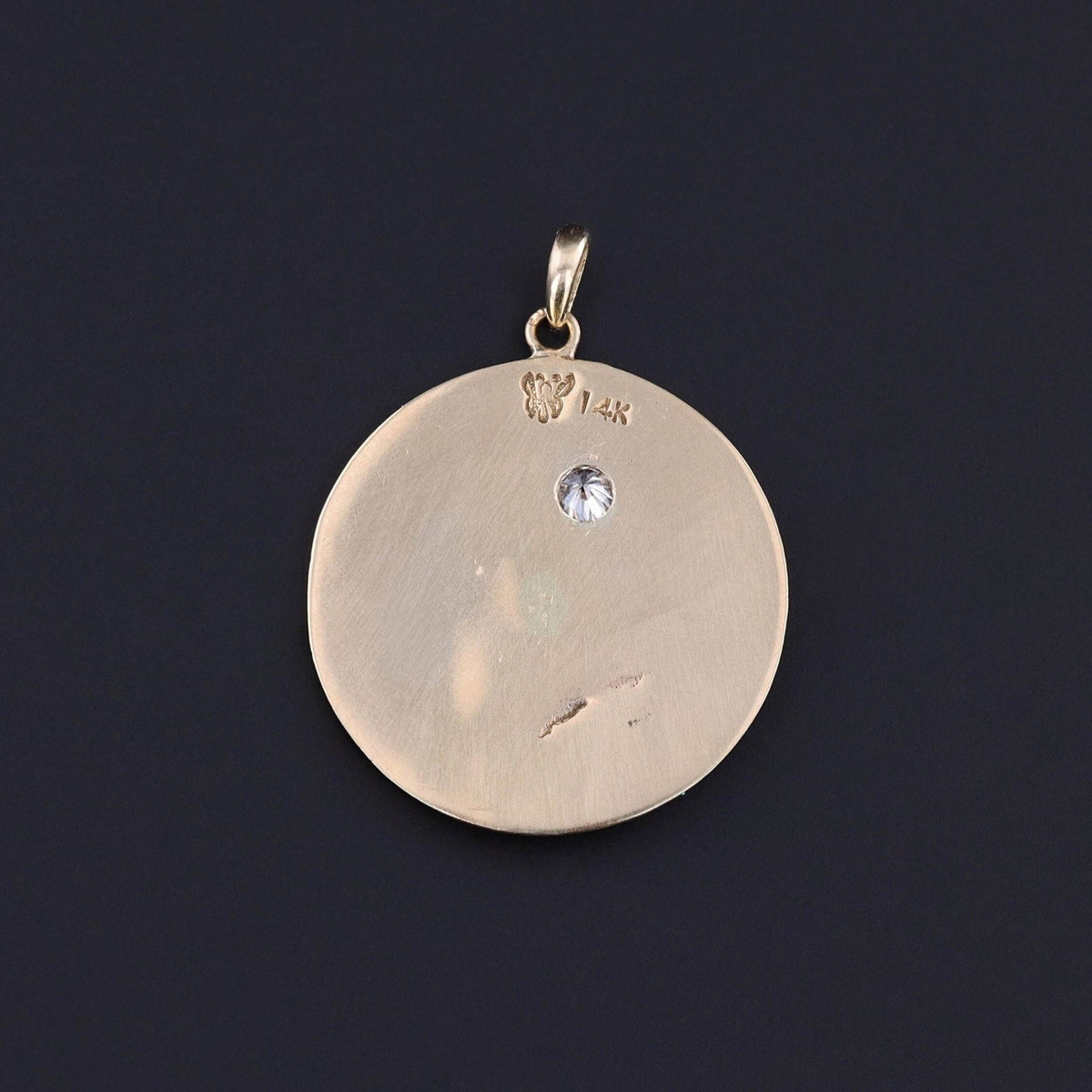 Antique Diamond Duck Conversion Pendant of 14k Gold - Trademark Antiques