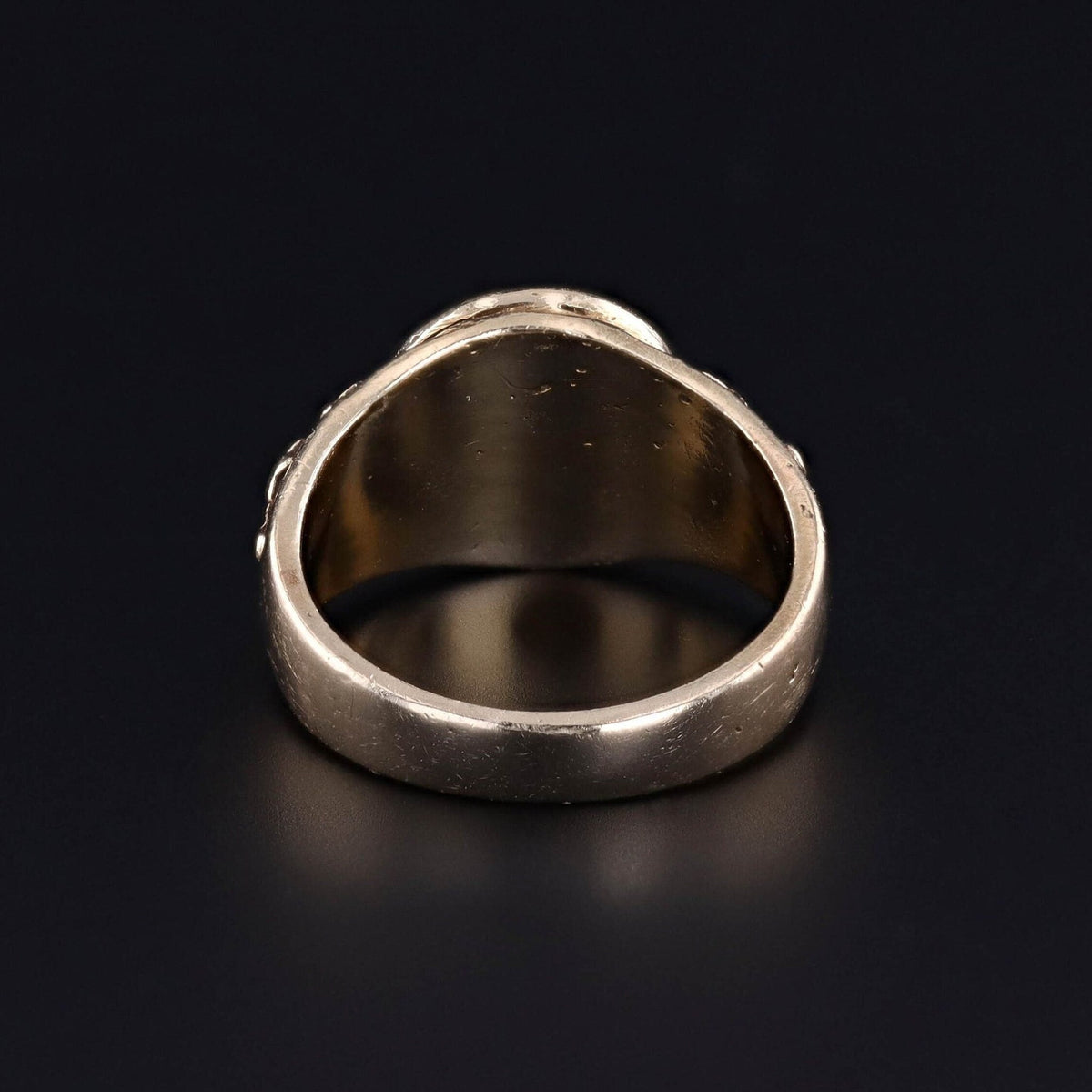 Antique Diamond Flower Ring of 14k Gold - Trademark Antiques