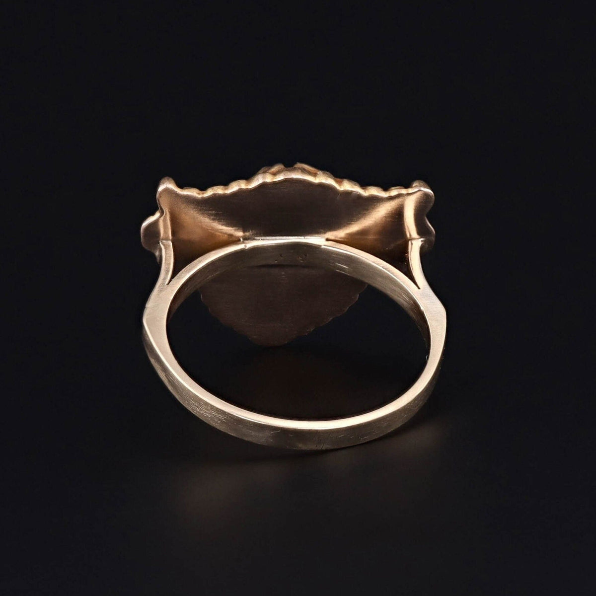 Antique Diamond Gargoyle Conversion Ring of 14k Gold - Trademark Antiques