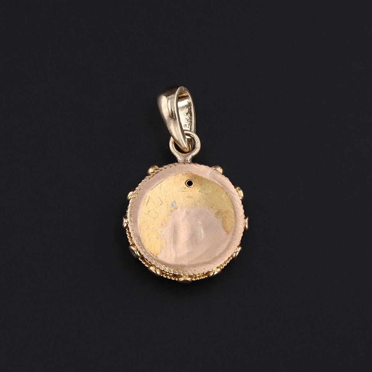 Antique Diamond Ivy Charm of 14k Gold - Trademark Antiques