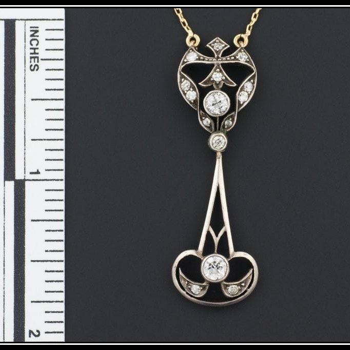 Antique Diamond Necklace | Diamond Bridal Necklace - Trademark Antiques