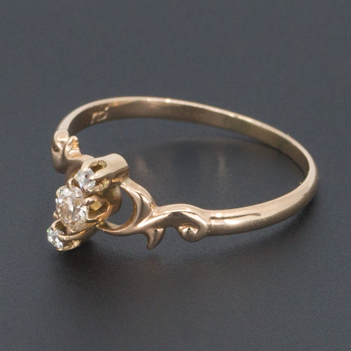 Antique Diamond Ring | Victorian Diamond Ring - Trademark Antiques