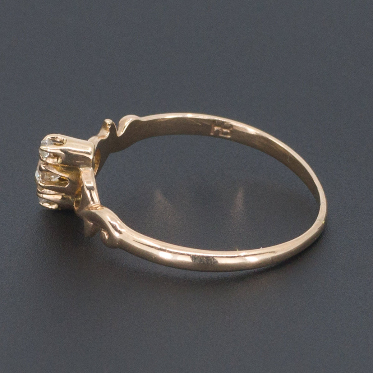 Antique Diamond Ring | Victorian Diamond Ring - Trademark Antiques
