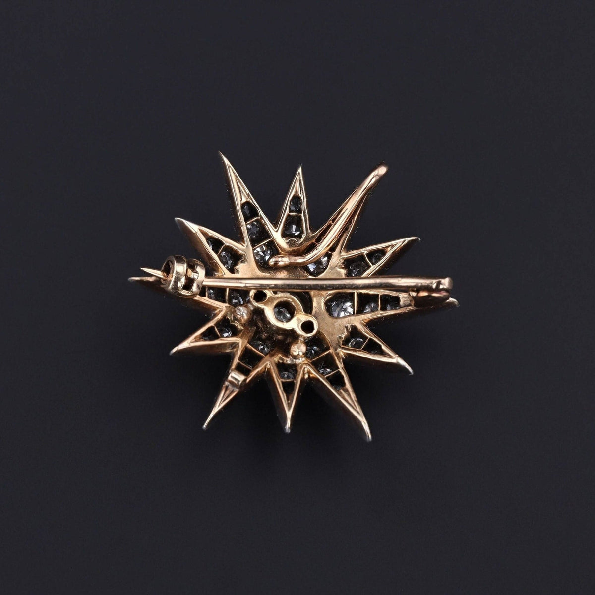 Antique Diamond Star Brooch - Trademark Antiques