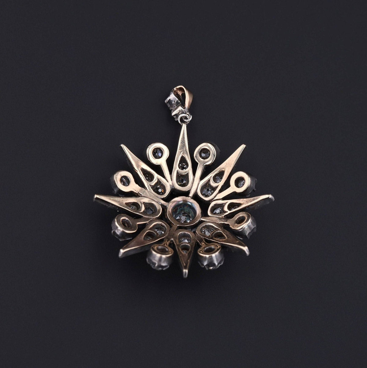 Antique Diamond Star Pendant | Antique Pendant - Trademark Antiques