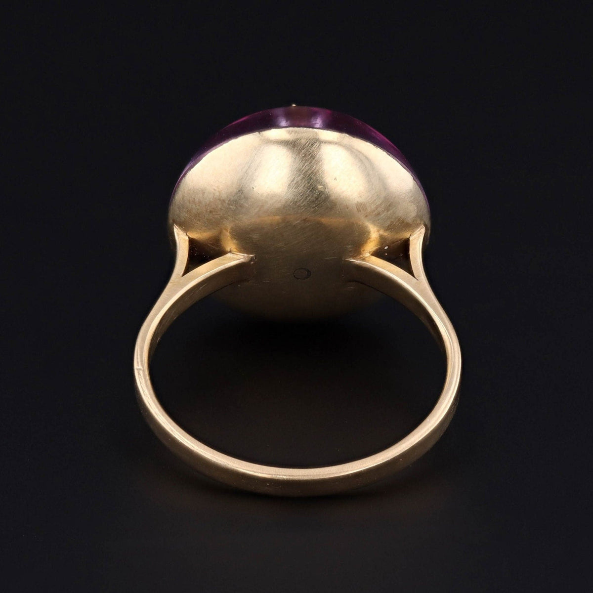 Antique Diamond Star Ring | Foil Backed Quartz &amp; Diamond Ring - Trademark Antiques