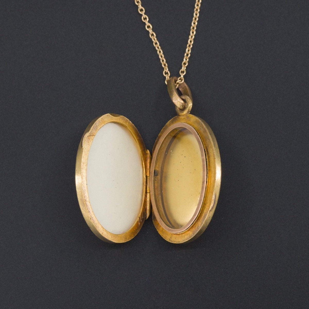 Antique Dove Locket | Dove Holding Olive Branch Locket - Trademark Antiques