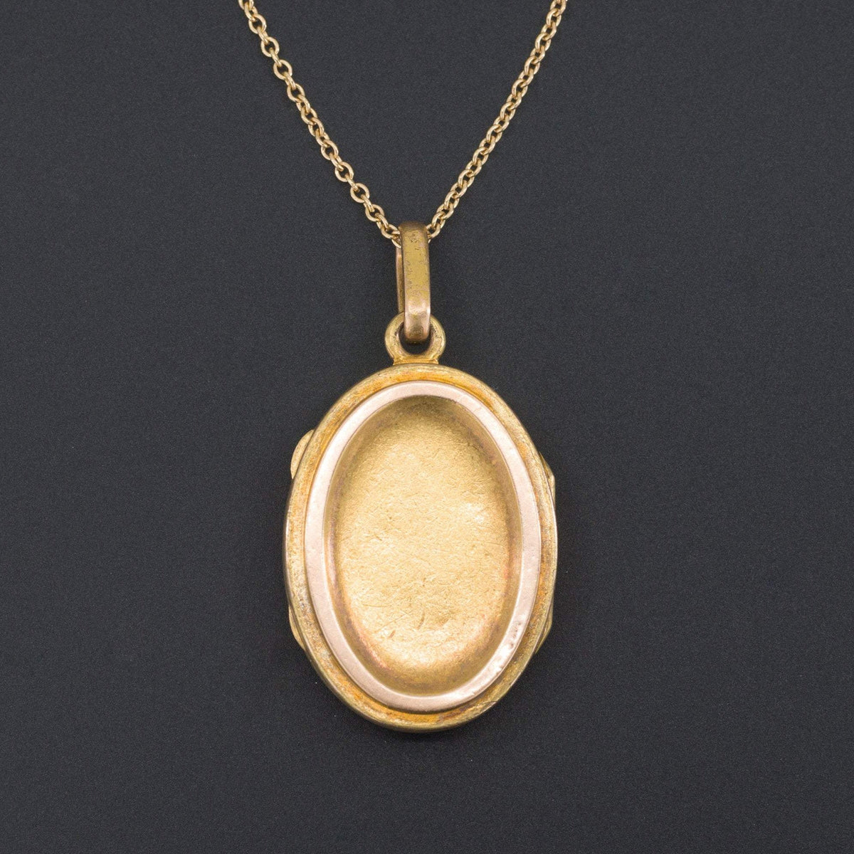 Antique Dove Locket | Dove Holding Olive Branch Locket - Trademark Antiques
