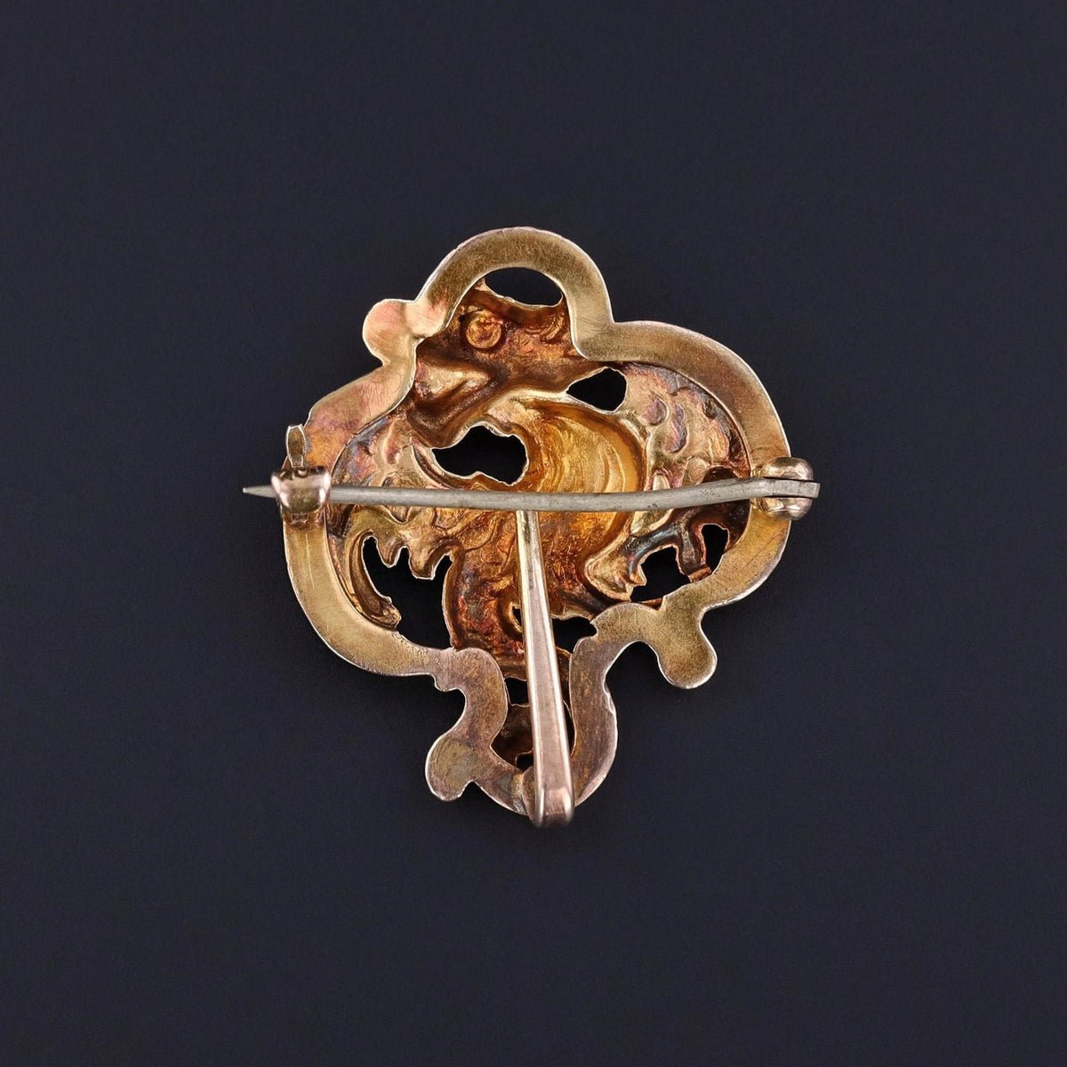 Antique Dragon Brooch of 10k Gold - Trademark Antiques