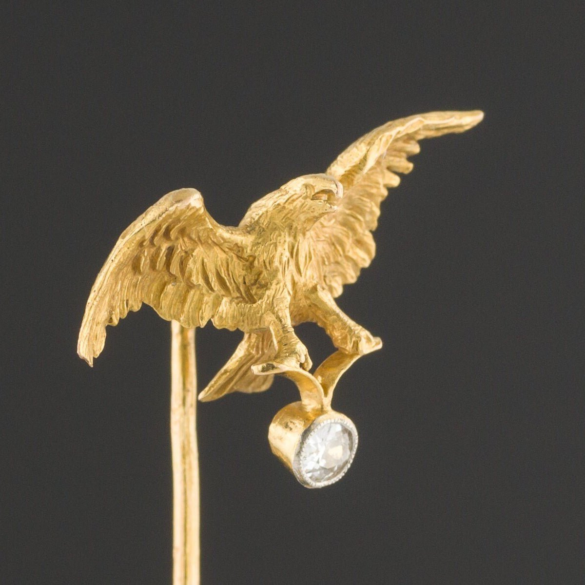 Antique Eagle Stick Pin | Antique Stick Pin - Trademark Antiques
