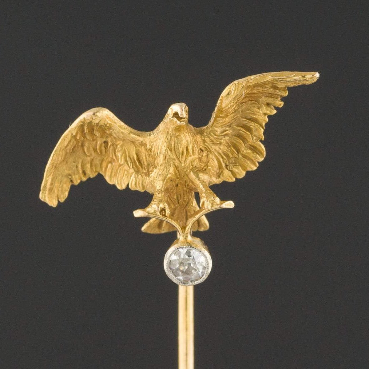 Antique Eagle Stick Pin | Antique Stick Pin - Trademark Antiques