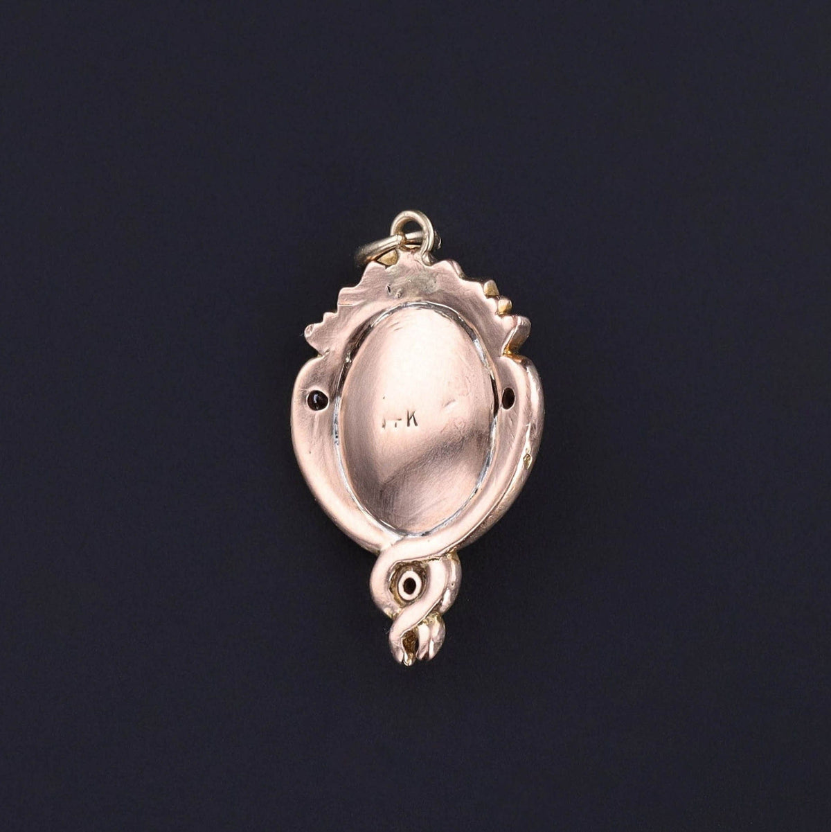 Antique Egyptian Revival Opal Pendant of 14k Gold - Trademark Antiques