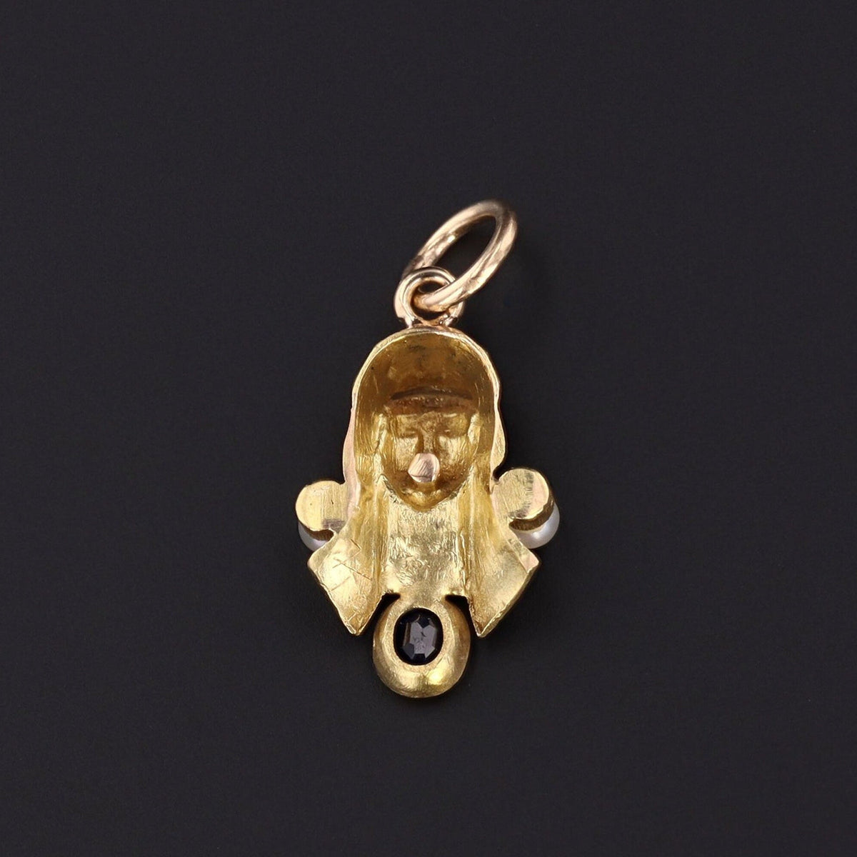 Antique Egyptian Revival Pharaoh Conversion Pendant - Trademark Antiques