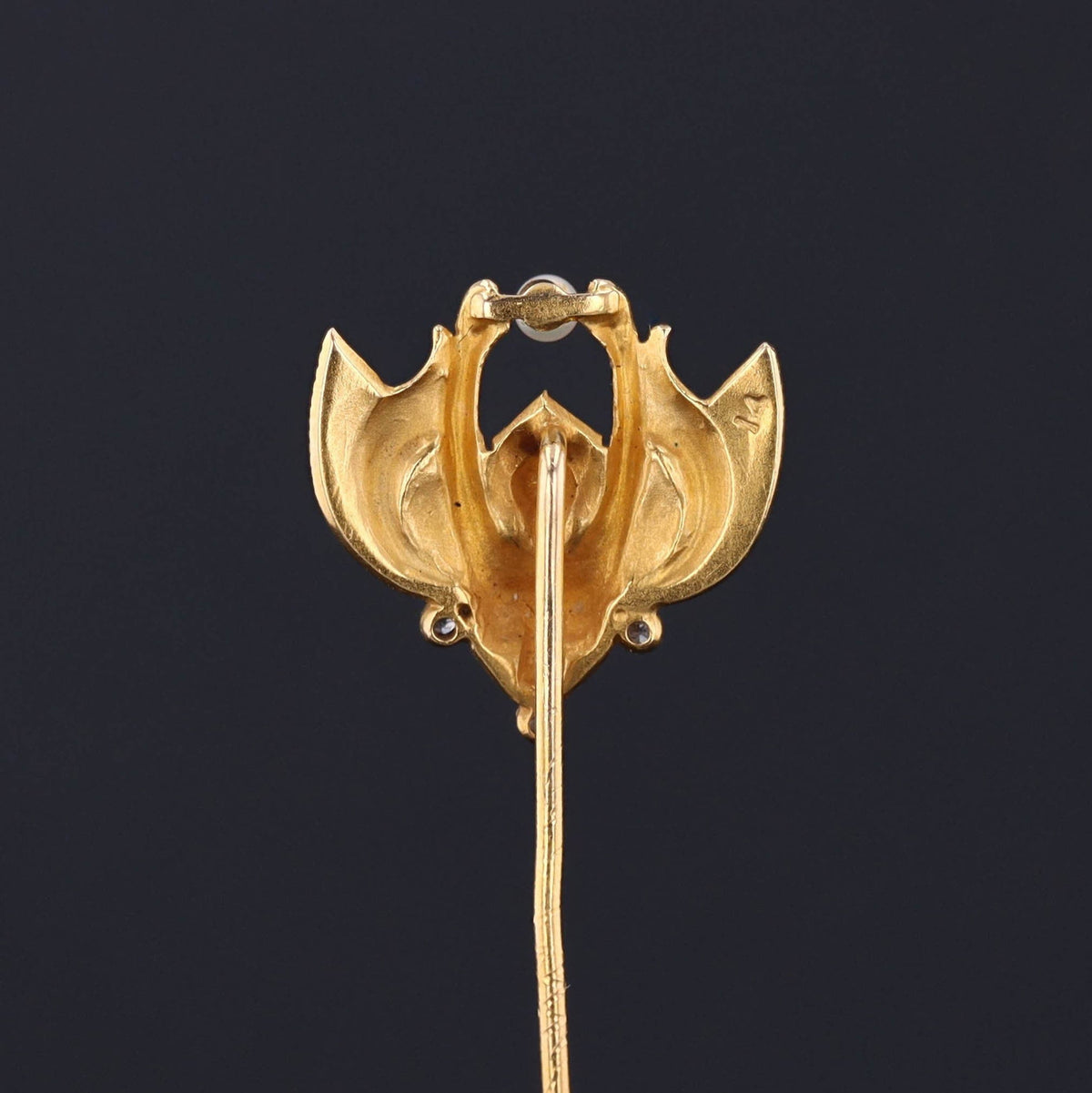 Antique Egyptian Revival Stickpin of 14k Gold - Trademark Antiques