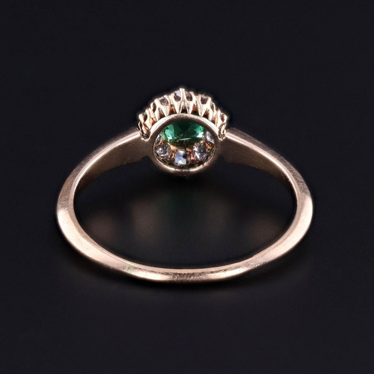 Antique Emerald Ring of 14k Gold - Trademark Antiques