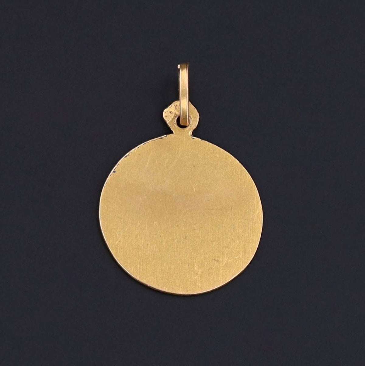 Antique Enamel Charm of 18k Gold - Trademark Antiques
