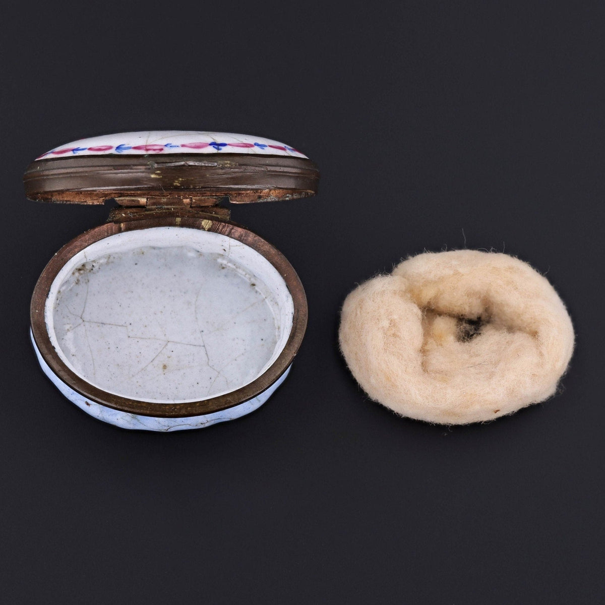 Antique Enamel Patch Box | Late 18th Century Patch Box - Trademark Antiques