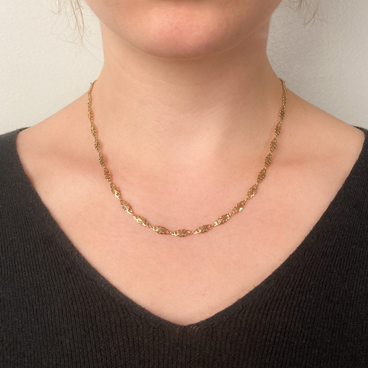 Antique Fancy Link Chain of 9ct Gold - Trademark Antiques