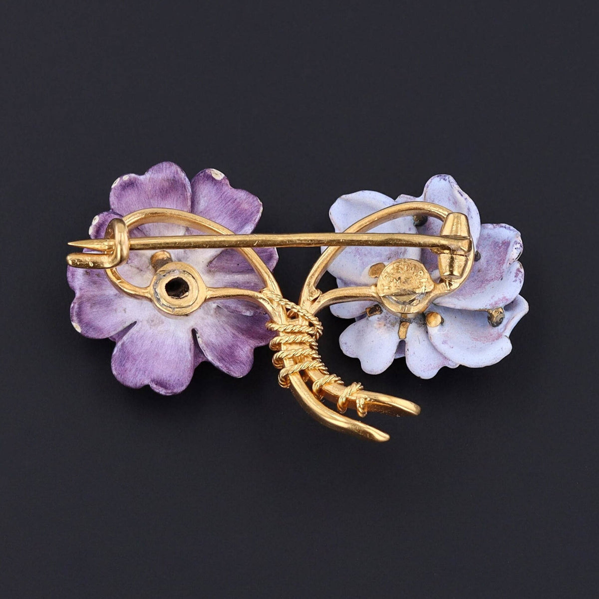 Antique Flower Brooch | Antique Pin - Trademark Antiques